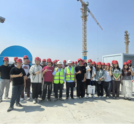 我校开展新校区建设产教融合基地实践教学活动