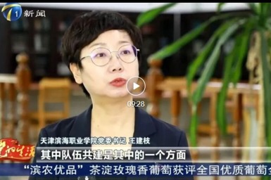 天津电视台新闻频道报道我校与新城镇党建引领智慧助老工作