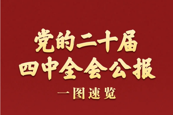 党的二十届四中全会公报一图速览