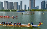 我校教师执裁展风采，助力滨海龙舟赛精彩启航