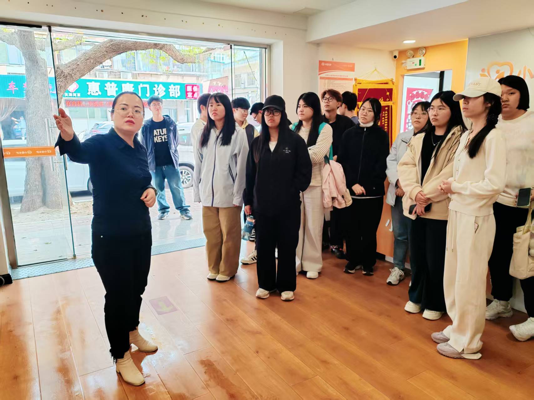 河西长护护理站现场教学